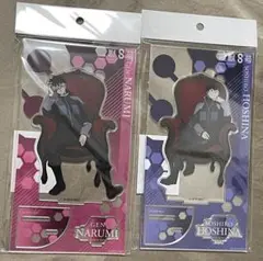 怪獣8号プラザ　PLAZA アクリルスタンド　chair 鳴海弦&保科宗四郎