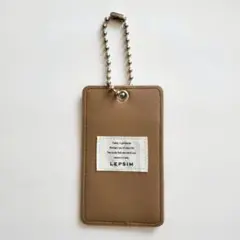 LEPSIM 310 ドコデモオトモBAG グレージュ×アニマル パスケースのみ