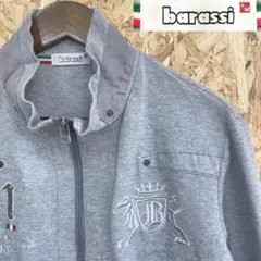 barassi バラシ ジップアップパーカー ナンバリング 刺繍 Mサイズ相当