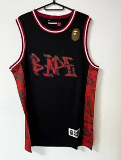BAPE グラフィティタンクトップ ブラック/レッド