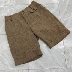 COLLECT POINT ツイード ショートパンツブラウン ウール混S