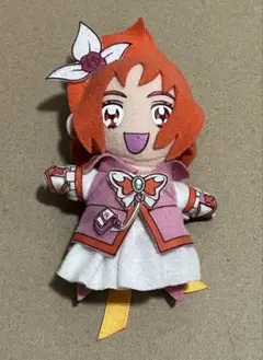 yes!プリキュア5　キュアルージュ　フィンガーパペット　マスコット　ぬいぐるみ