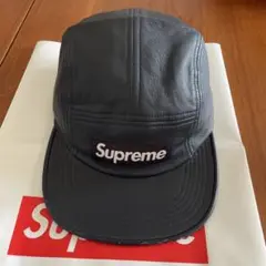 Supreme ワークキャップ レザー