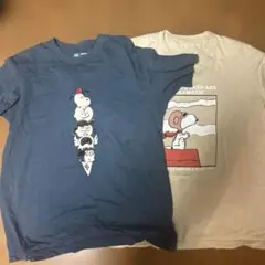 ユニクロ UT スヌーピー ピーナッツ Tシャツ2枚セット