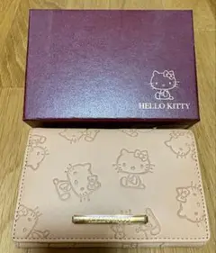 HELLO KITTY 二つ折り財布 ベージュ