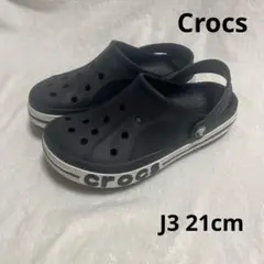 【美品】Crocs クロックス キッズ サンダル バヤバンド クロッグ 21cm