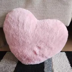 ハート　クッション　ふわふわ　もこもこ