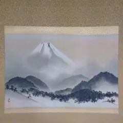 希少】 日本画 掛軸 扇 扇子 松 太陽 - メルカリ