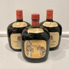 【未開栓】サントリー オールド ウイスキー 3本セット 干支ボトル 1Q7