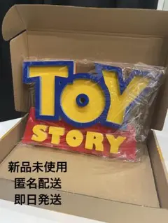 トイストーリー　toy story フィギュア　タイトルロゴ　立体看板