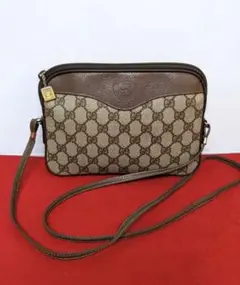 美品 レア!Gucci GG柄ビンテージショルダーバッグ ポシェット 希少 廃盤