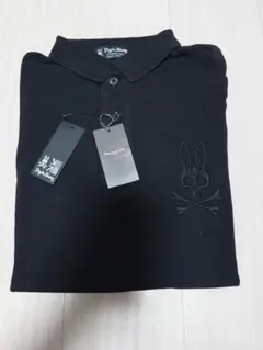 サイコバニー　Psycho Bunny ポロシャツ　黒　Ｌ　未使用