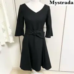 mystrada マイストラーダ ブラック ウール ワンピース フォーマル