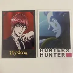 HUNTER×HUNTER　ヒソカ　インスタントフォト　2枚