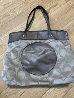Coach グレー トートバッグ