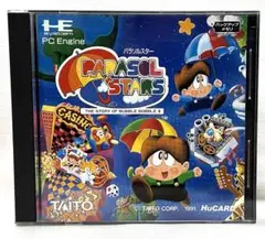 PCエンジン　Huカード　パラソルスター　箱説付き　レア！ Yahoo!オークション -「パラソルスター」(PCエンジン) (NEC)の