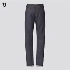 セルビッジストレートジーンズ NAVY レディース22