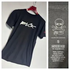 SSURサーUSA製FUTURAフォーチュラFUCKファックTシャツ黒Sブラック