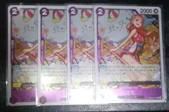 ワンピースカード ナミ R 4枚 THE BEST2