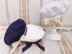 Amavel アマベル プレート付マリンベレー帽