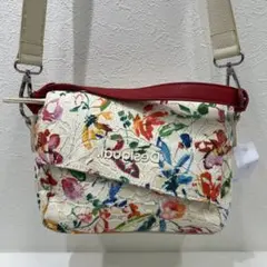 1675 Desigual デシグアル 花柄刺繍　2wayショルダーバッグ