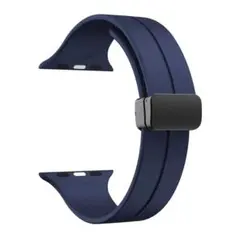 ネイビー　Apple Watch 42 44 45 49mm バンド　ベルト