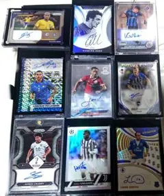 まとめ売り 直筆 サイン カード auto topps panini サッカー
