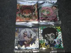 鬼滅の刃　ウエハース　シール　4枚セット