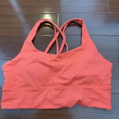 Lululemon クロスストラップ ヨガブラ オレンジ