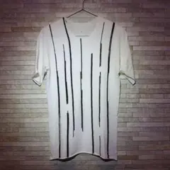 LABEL UNDER CONSTRUCTION Tシャツ ストライプ 44