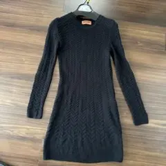missoni シェブロン編み　シースルー　ワンピース