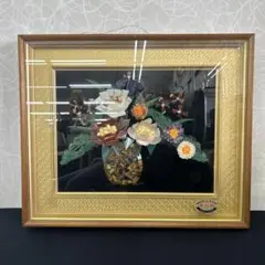 お値下げ雲峰落款いり宝石画です お値下げ雲峰落款いり宝石画です 絵画
