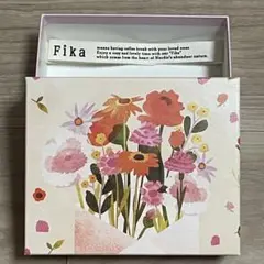 【お菓子空箱】Fika フィーカ フラワーパッケージ 2024年 クッキー無し