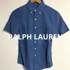 【雰囲気抜群❗️】RALPH LAUREN 小星柄 半袖BDシャツ Sサイズ