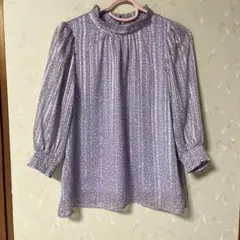 美品　ワールド七分袖ブラウス