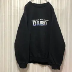 PHATFARMファットファームDABOダボ90sスウェット黒肉厚デカロゴ