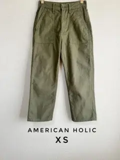 AMERICAN HOLIC ベイカーパンツ XS カーキ