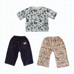 しまむら はるぴ コラボ パンツ＆Tシャツ 80cm セット
