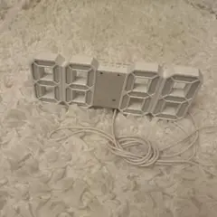 3D文字LEDデジタル置き時計 ライト