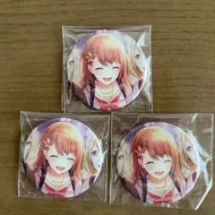 プロセカ　花里みのり　グリッター缶バッジ　グリ缶