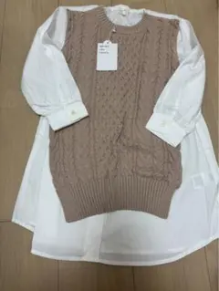 アプレレクール　ドッキングワンピ　110 新品