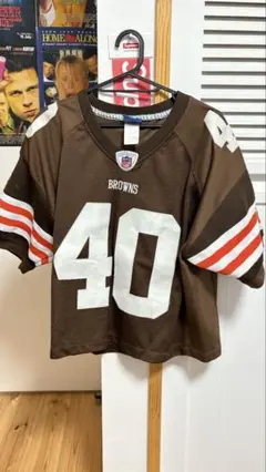 NFL アメリカンフットボール ユニフォーム 短丈 茶色