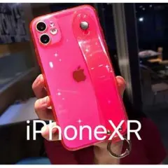 aiko着 iPhoneXR スマホケース ネオン ローズレッド aiko愛用