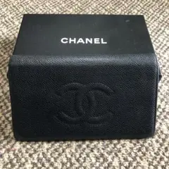 CHANEL キャビアスキン 二つ折り 長財布