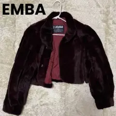 美品✨ EMBA エンバ リアルミンク ファージャケット 毛皮 ショート