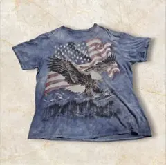 THE MOUNTAIN XL Tシャツ アメリカ国旗