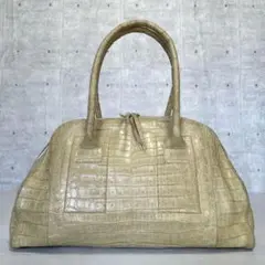【美品✨】ナンシーゴンザレス クロコダイル センター取り リアルレザー 水色 美品✨】ナンシーゴンザレス クロコダイル センター取り リアル