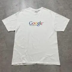 00s Google グーグル 企業Tシャツ ホワイト L 【ST225】