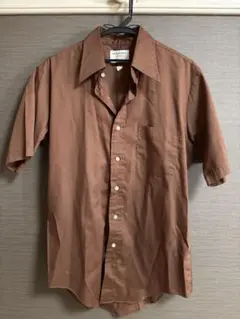 70's Arrow Kent collection 半袖シャツ 茶