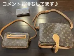 ルイ・ヴィトンのバッグ、財布の3点セット